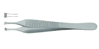 Пiнцет для утримування перев'язувальних матерiалiв та тканини Адсона-Грефе, 120 мм Surgimax 05-941-12